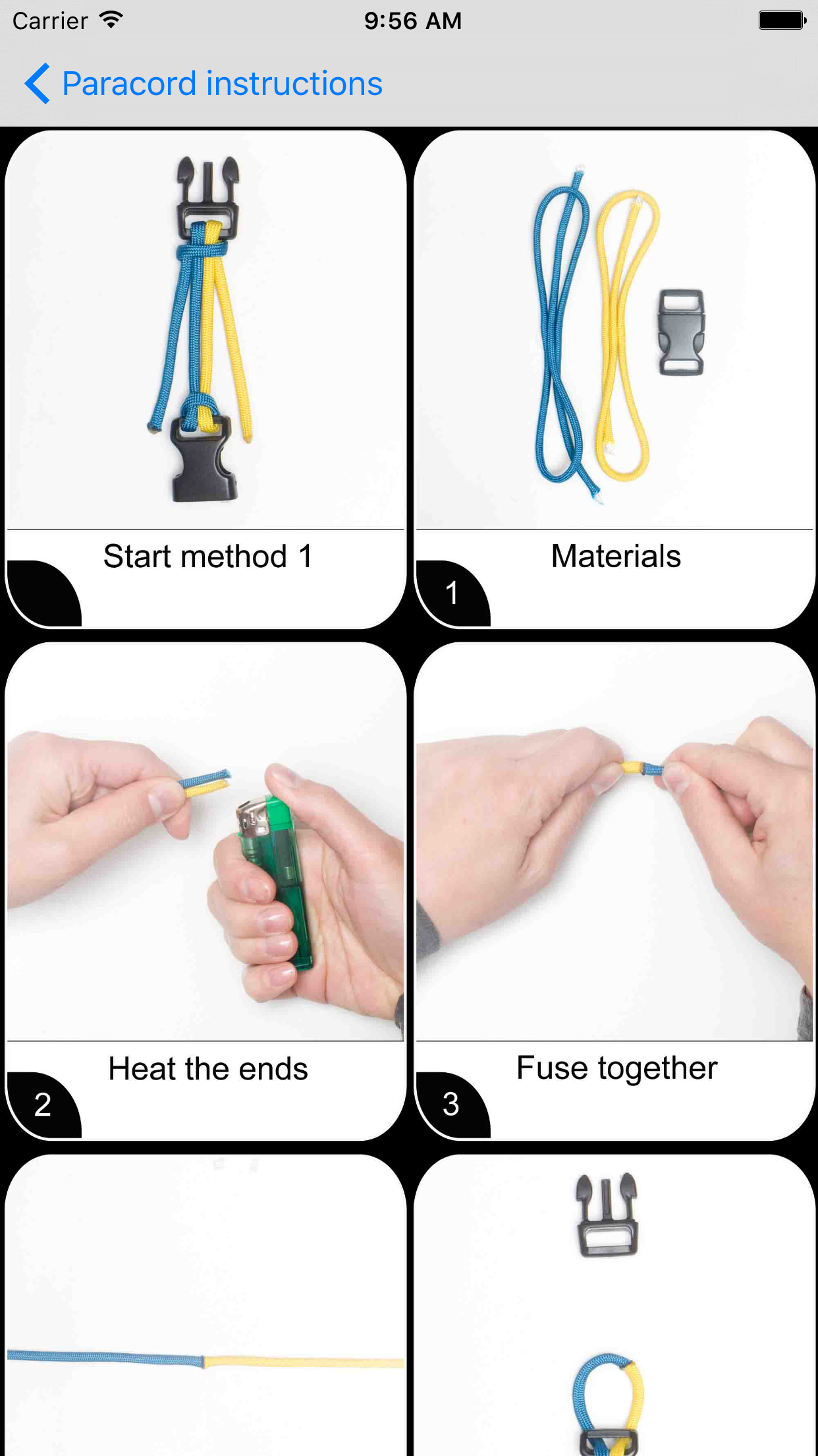 Paracord Instructions