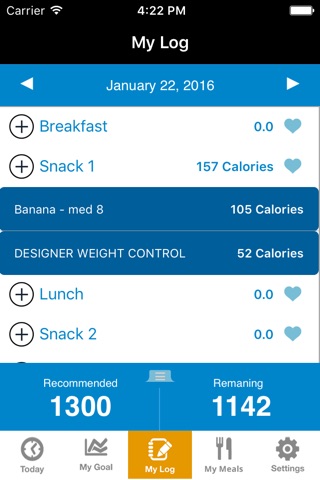My Meal Coach Meal Planner screenshot 3