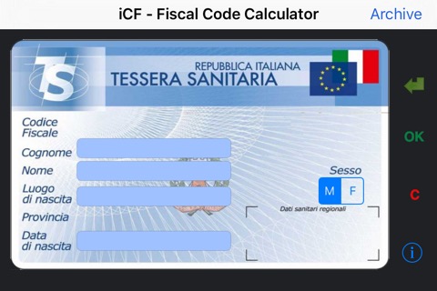 iCF - Codice Fiscaleのおすすめ画像1
