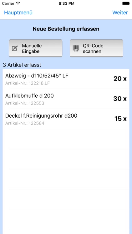 FRIAPHON-Bestellservice