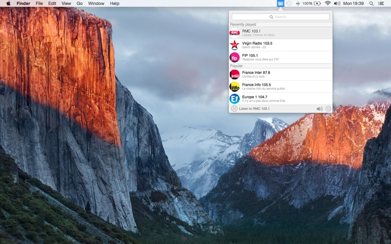 France Radio stations app screenshot