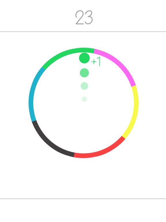 Dot Bounce In Circle- Free Endless Color Game Modeのおすすめ画像1