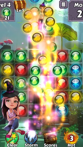 Bubble Girl Soda Witch - Pop the yummy gem candy and easy shooter puzzleのおすすめ画像3