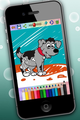 Coloring book of animals (educational game for kids 3 to 6 years old) - Premium screenshot 2