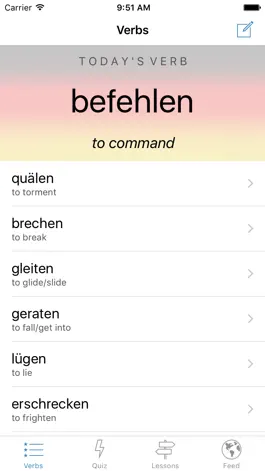 Game screenshot Daily German Verb mod apk