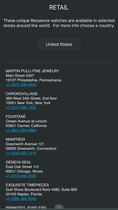 Ressence screenshot