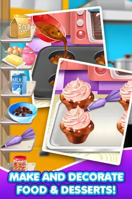 Game screenshot Crazy Dessert Food Maker Salon - School Lunch Making & Cupcake Make Cooking Games for Kids 2! apk