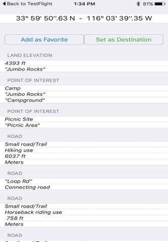 Joshua Tree National Park - GPS Map Navigator screenshot 3