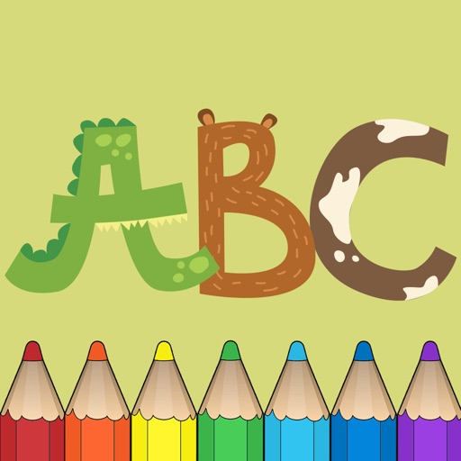 ABC Coloring Book for Kids ! Learn English Letters, Alphabet Icon