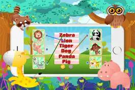 Game screenshot English is Fun Animals World for kids apk