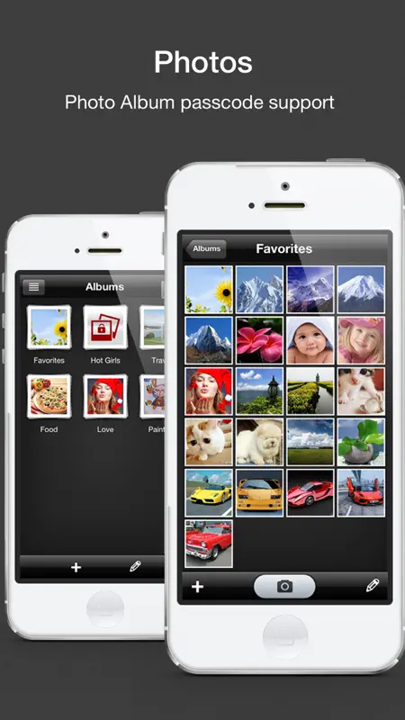 Secrets Folder Pro (Lock your photos, videos, contacts, accounts, notes and browser) screenshot 2 of 5