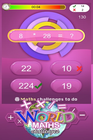 World Math Challenges : Kids Mind Game screenshot 3