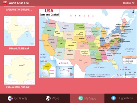 My World Atlas -Lite screenshot 4