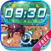 iClock Anime Alarm Clock Free! - Iwatobi Swim Club Wallpapers , Frames Maker Free