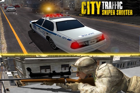 City Traffic Sniper Shooter screenshot 4