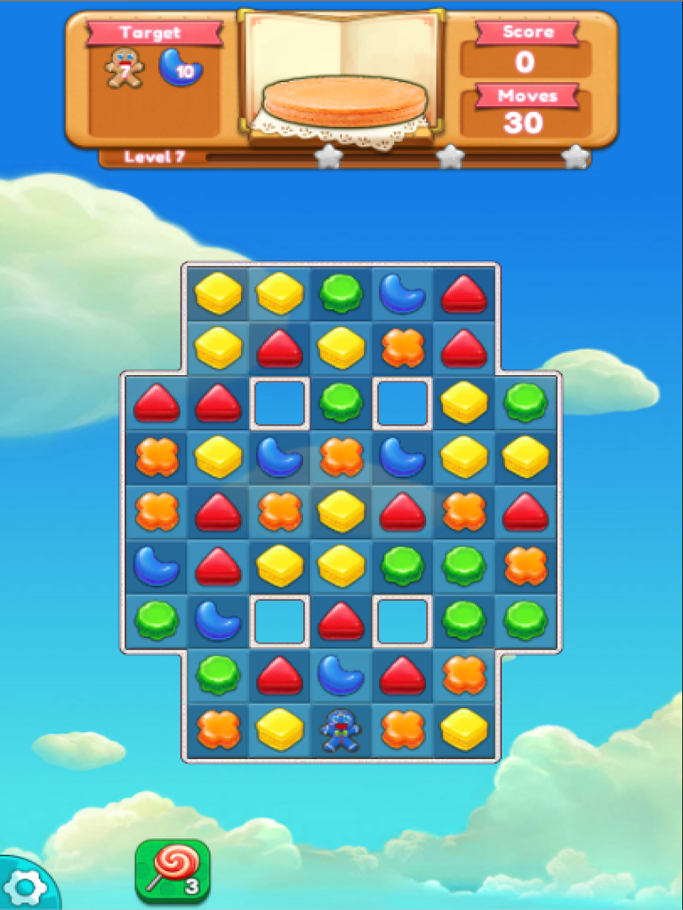Sweet Candie Cookie Legend : Cookie Blast Match 3 Game screenshot 5