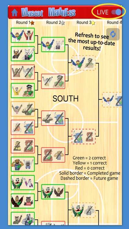 Mascot Madness: Family Friendly Brackets screenshot-4