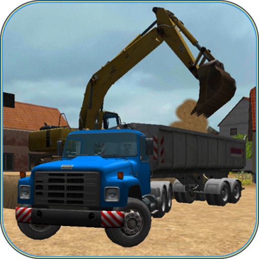 Construction Truck 3D: Sand Icon