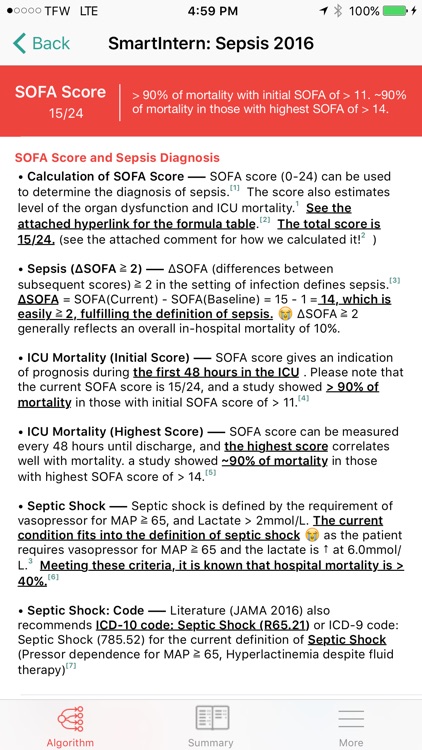 SmartIntern: Sepsis 2016 screenshot-3