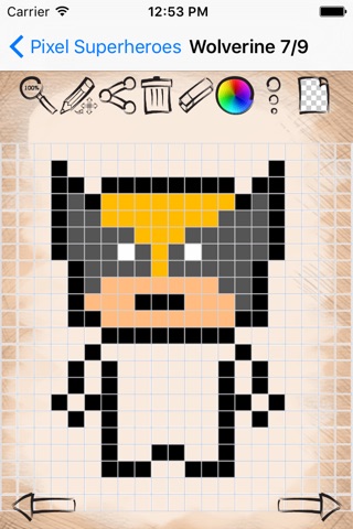 Draw And Play Pixel Superheroes Version screenshot 2
