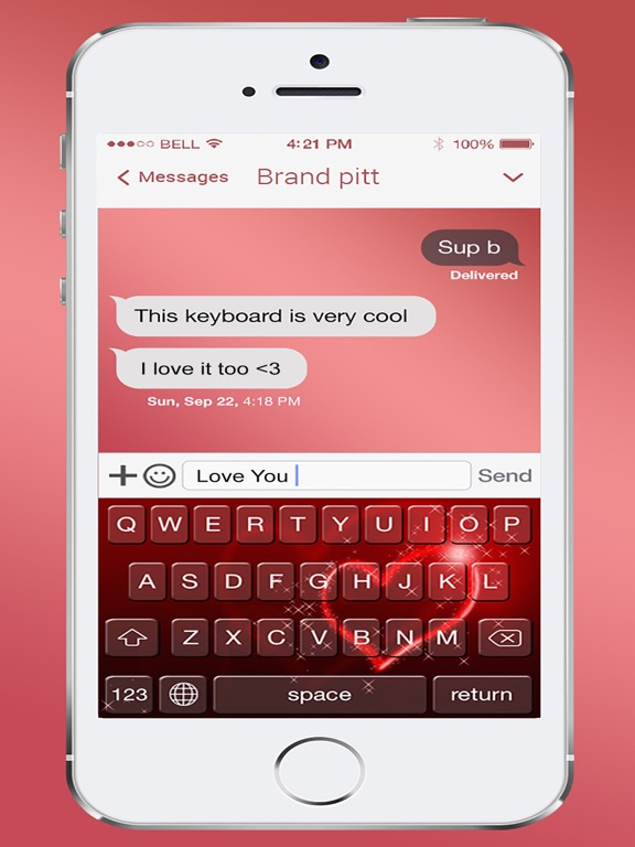 Screenshot #5 pour Keyboard Themes Plus - Stylish Keypad Skin with Colorful Background Design