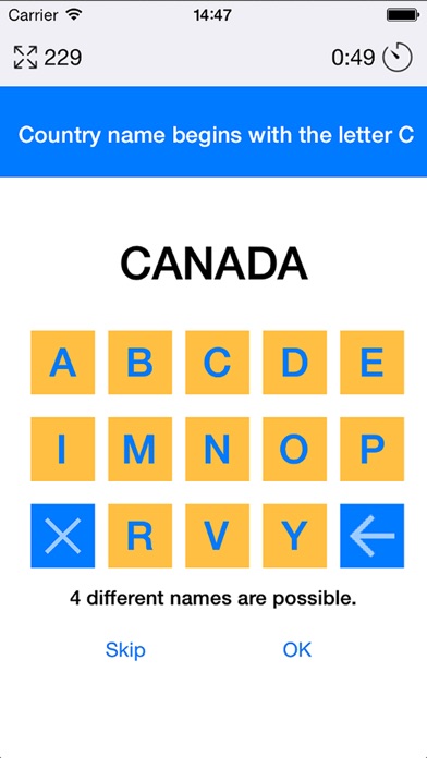 Name City Animal Screenshot