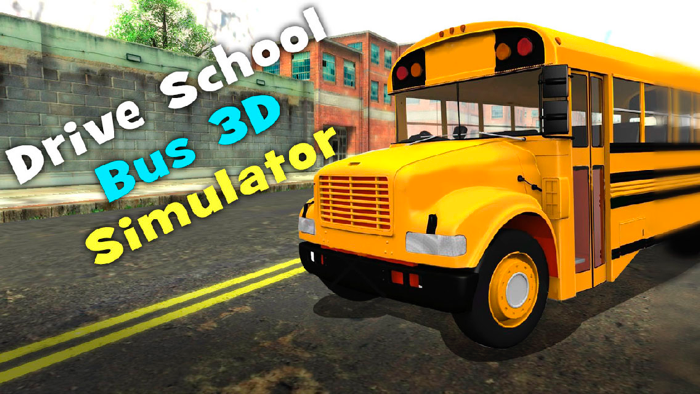 Drive School Bus 3D Simulator