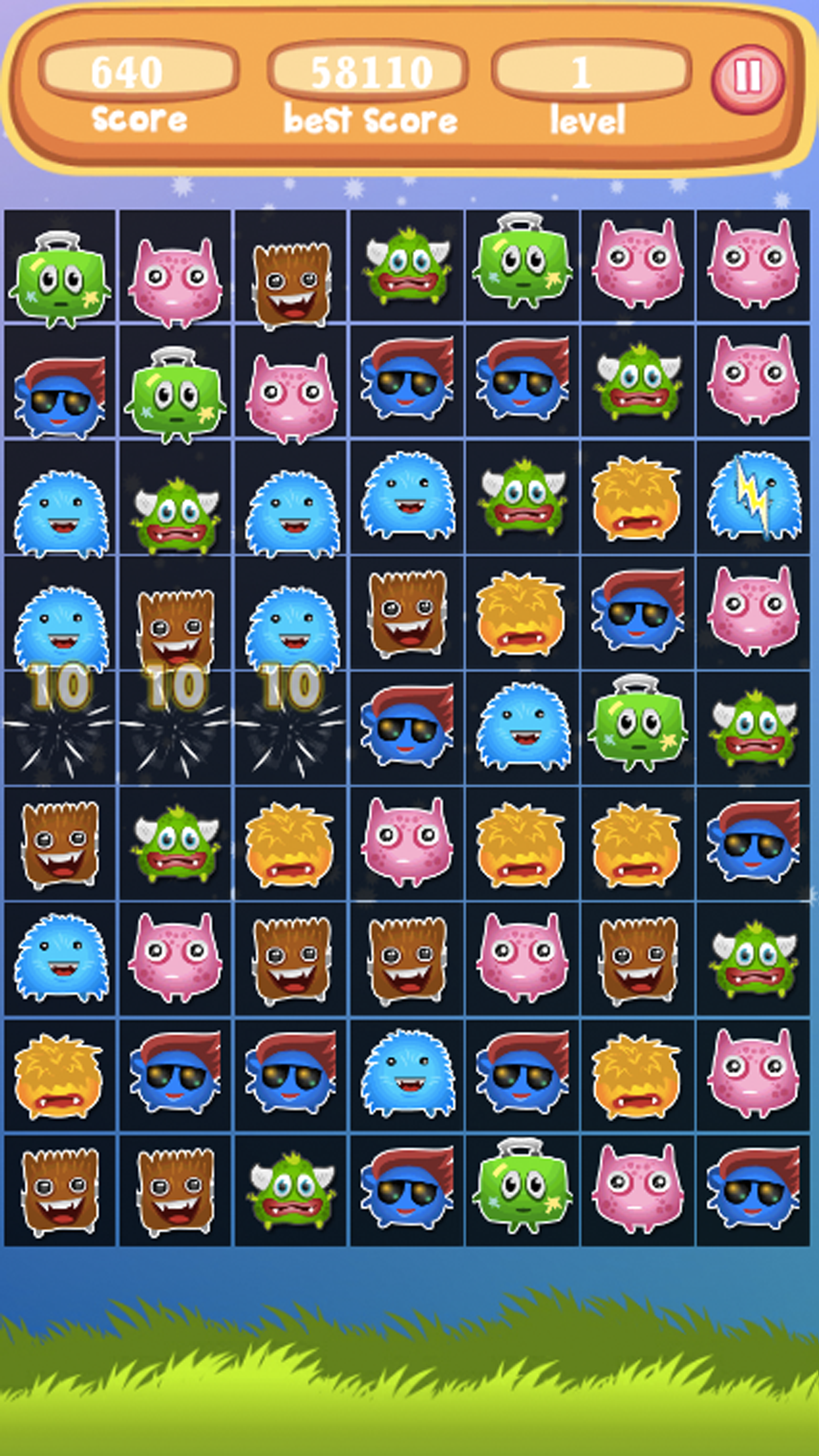 Monster Busters: Match 3 Puzzle FREE Game screenshot 3