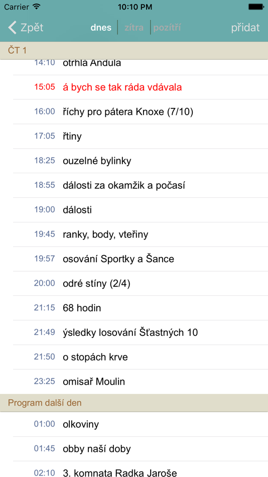 #2. TV PROGRAM - Česká televize (iOS) 由: CHANG LONG WU
