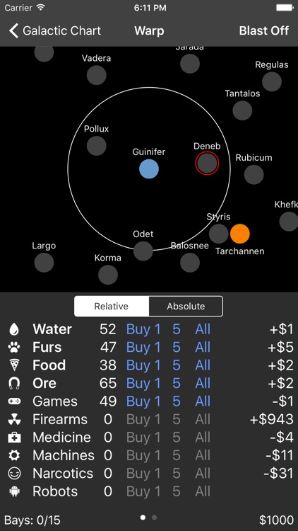 SpaceTrader by Sightsaw screenshot-3
