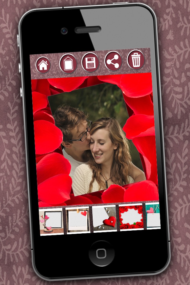 Love photo frames - Photomontage love frames to edit your romantic images screenshot 2
