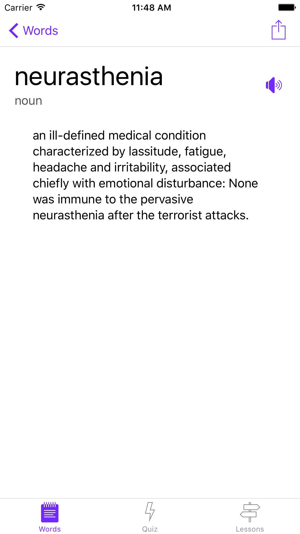 Word of the Day — Daily Words, Grammar Lessons & More screenshot 2