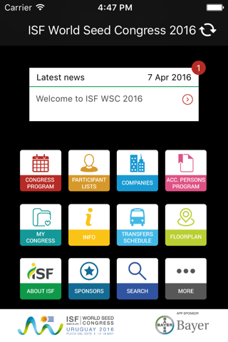 ISF World Seed Congress 2016 screenshot 2
