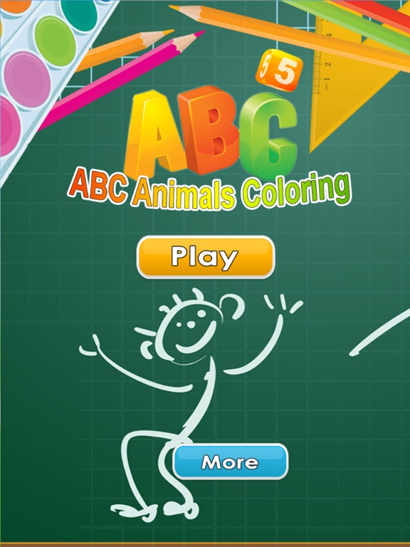 ABC Animals Coloring Book Painting Games for Toddler Preschool and Kids