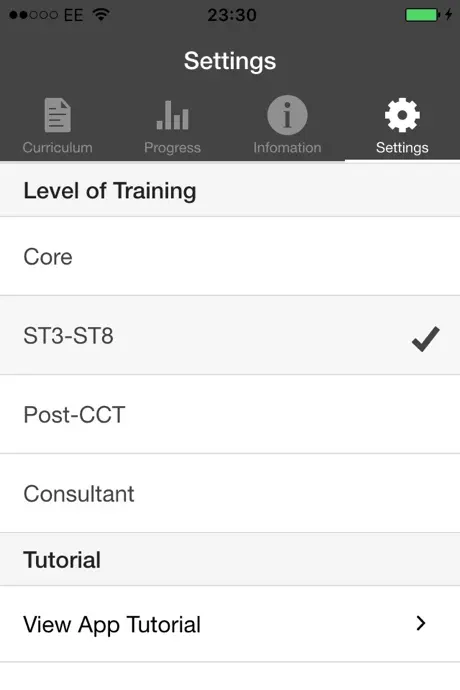 T&O Curriculum