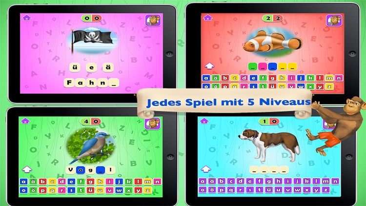 Rechtschreibung für Anfänger: Educative Spiele für Kinder screenshot-3
