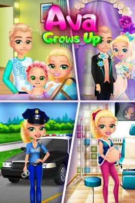 Game screenshot Ava Grows Up - Makeup, Makeover, Dressup Girl Game mod apk