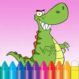 Dinosaur Coloring Book for Kids and kindergarten app icon