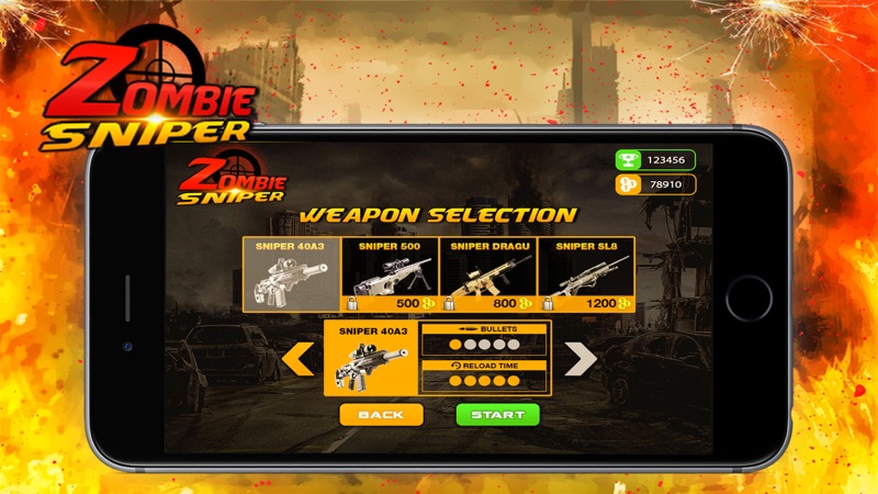 casa de la muerte zombie de francotirador screenshot 3