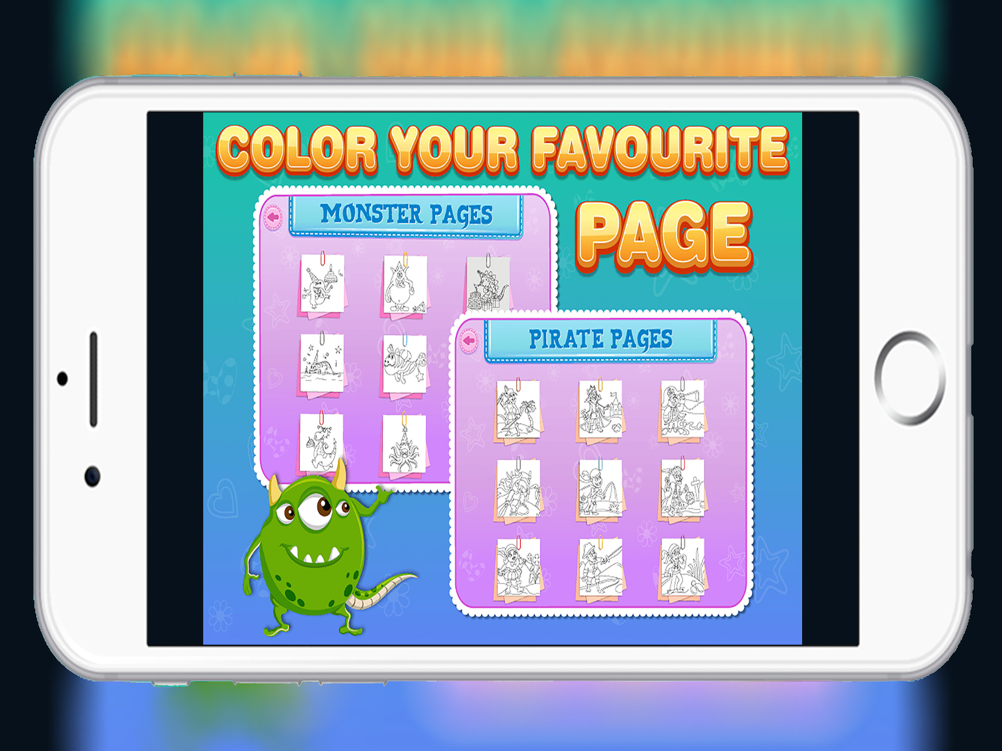 Kids Colouring Book - Fun Coloring Games to Paint and Colour Cartoon screenshot 8