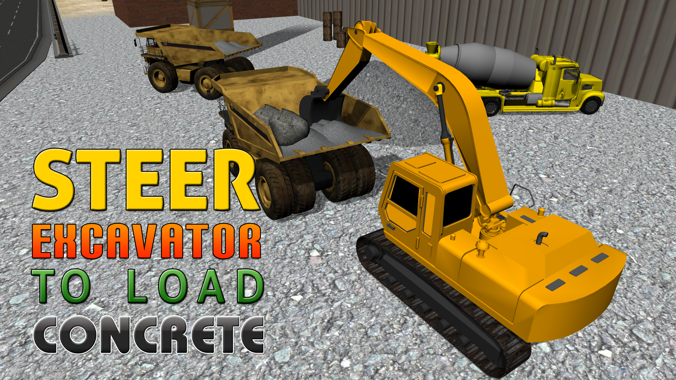 Concrete Excavator Simulator – Operate crane & drive truck in this simulation game screenshot 3