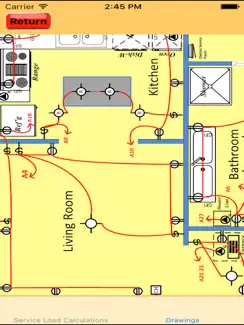 Electrical Load Calculator & Electrical Plan Example iPad image 1
