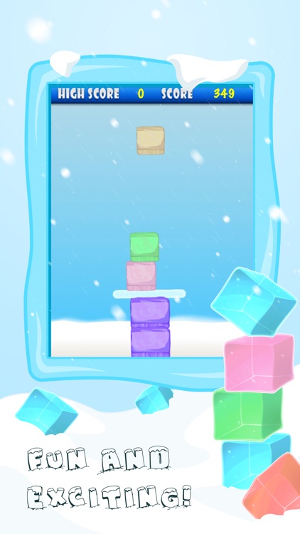 Stack The Frozen Ice Cube Blocks