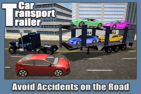 Car Transport Heavy Trailer 3D screenshot 4