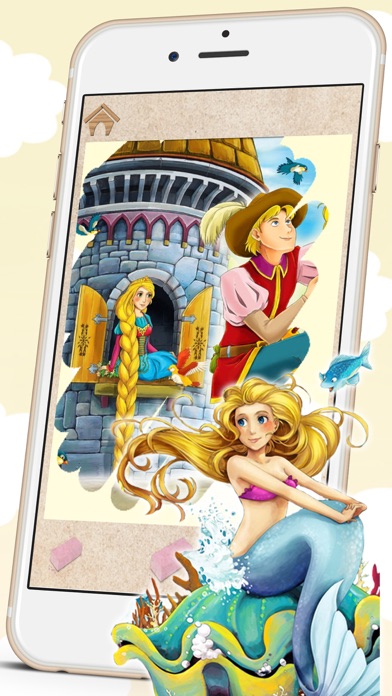 Screenshot #3 pour Grattez contes de fées classiques - découvrir Cendrillon, Blanche-Neige et Raiponce dans ce jeu gratuit pour les garçons et les filles