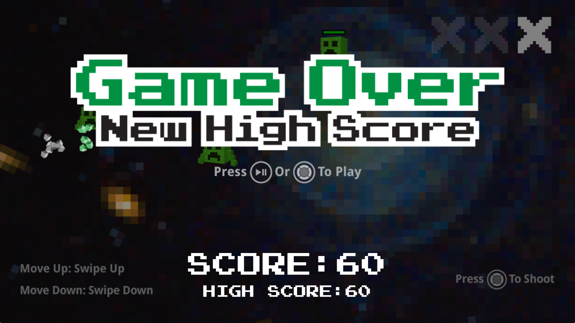 Alien SpaceCraft : Endless Side Shooting Game screenshot 3