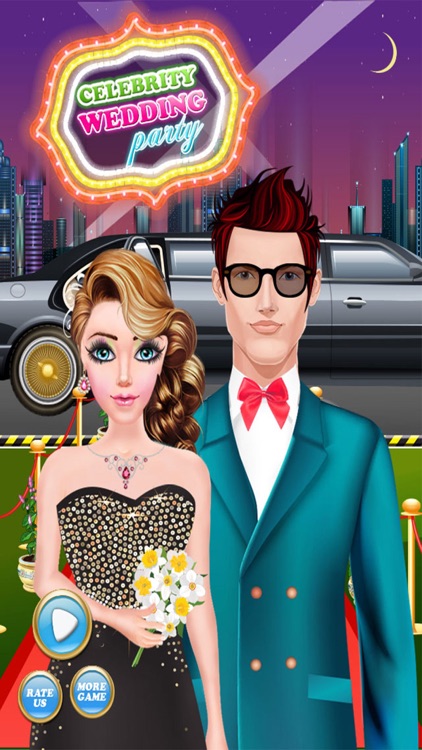 Celebrity Wedding Party Makeover & Dress up Salon Girls Game screenshot-4