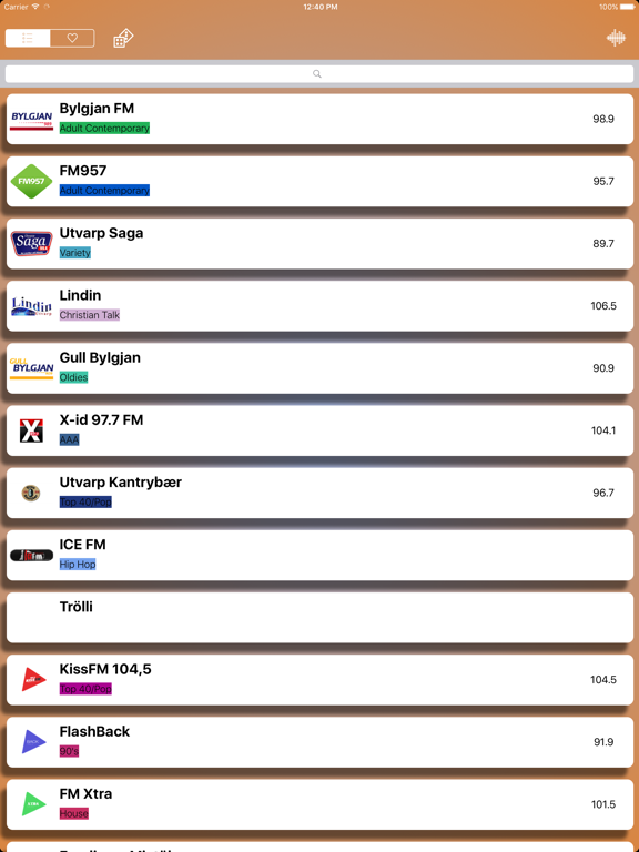 Screenshot #4 pour Iceland Radio Live Player (Ísland,Icelandic)