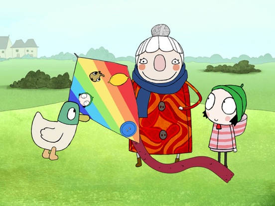 Sarah & Duck - Day at the Park iPad app afbeelding 4