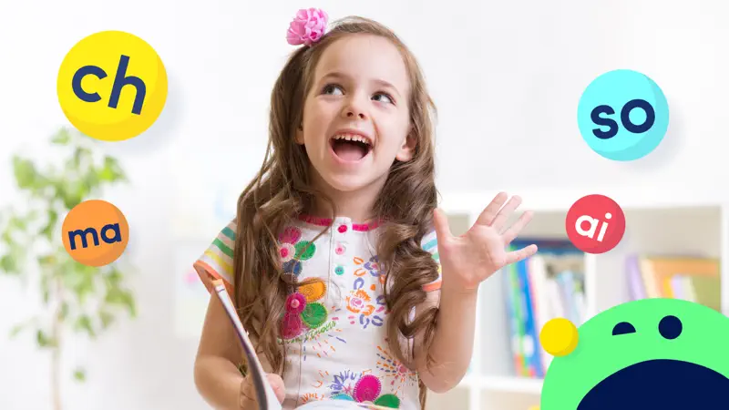 Montessori French Syllables - learn to read French words in a fun lab setting screenshot 1 of 5